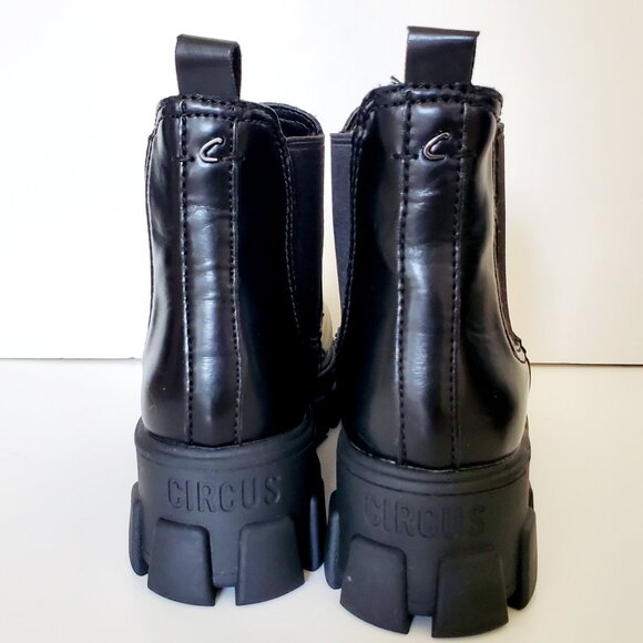 CIRCUS NY by Sam Edelman Women's Size 9.5 Darielle Pull-on Ankle Boots Chunky - Picture 5 of 12